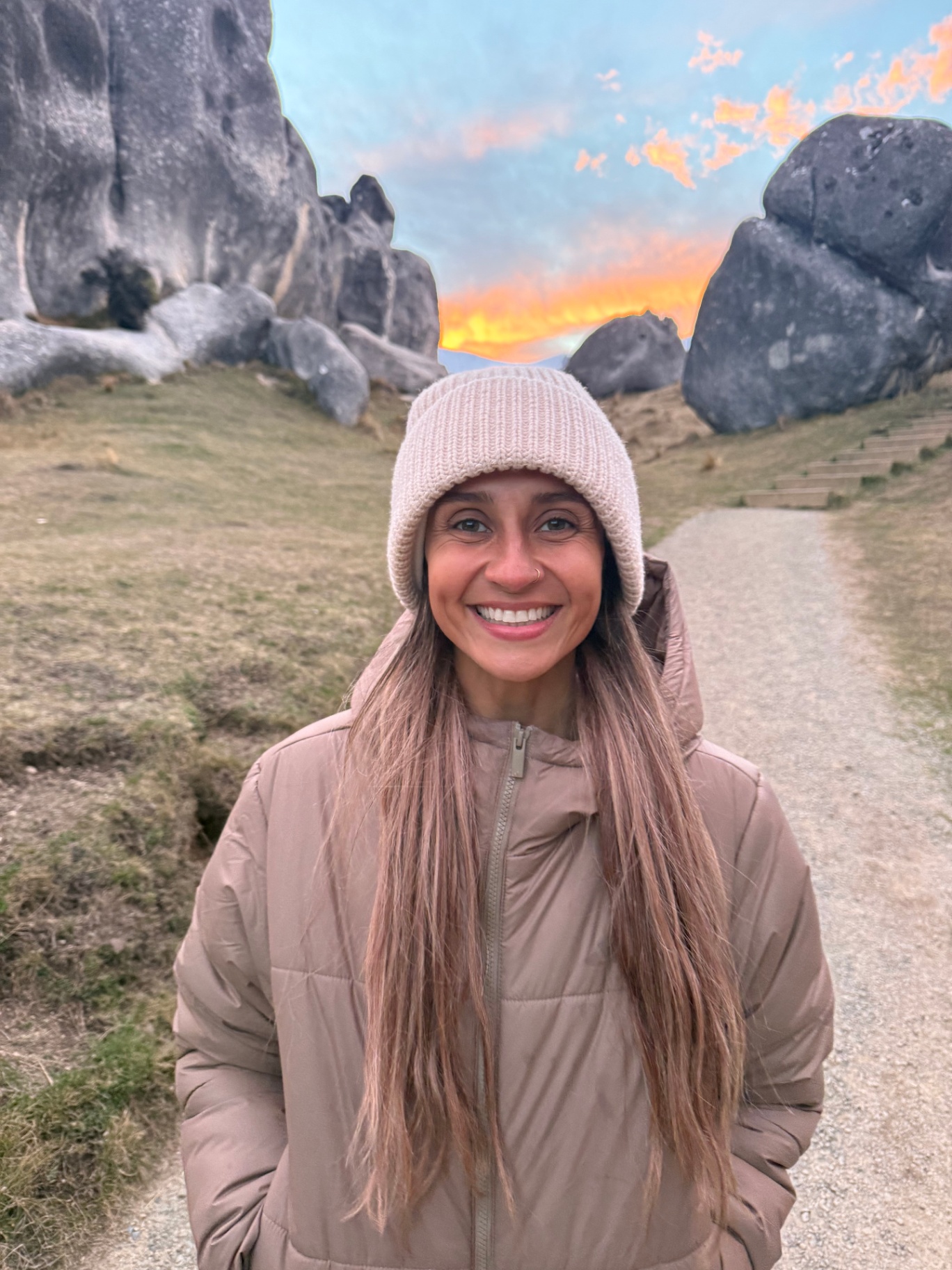 Shayna smiling outdoors